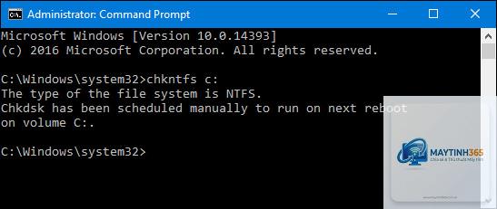 lệnh chkdsk trong cmd - Hình 5