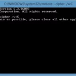 lệnh cipher trong cmd