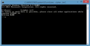 lệnh cipher trong cmd
