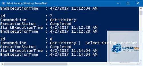 lệnh clear-history powershell - Hình 5