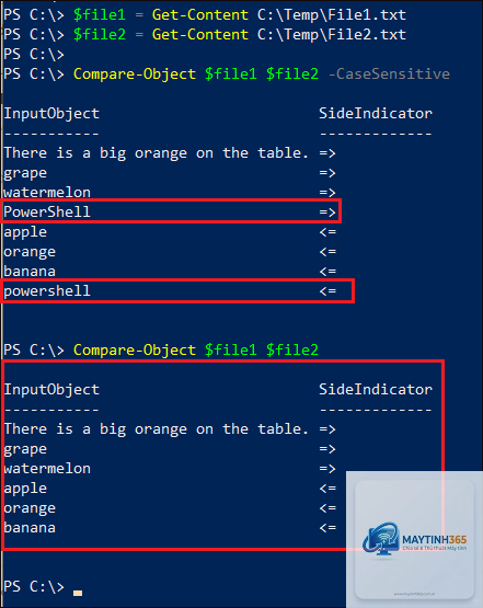 lệnh compare-object powershell - Hình 5