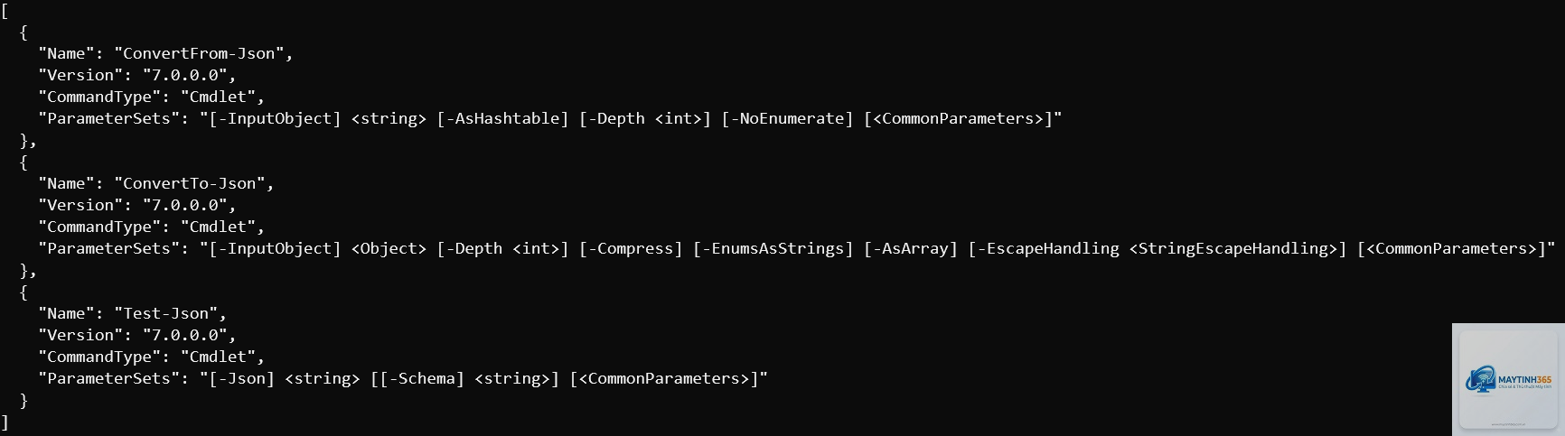 lệnh convertto-json powershell - Hình 4