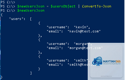 lệnh convertto-json powershell - Hình 5