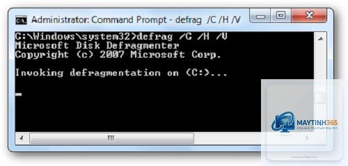 lệnh defrag trong cmd - Hình 4