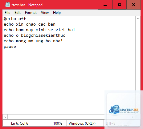lệnh echo trong cmd - Hình 3