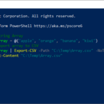 Hướng dẫn chi tiết lệnh Export-CSV PowerShell: Cú pháp, tham số và ứng dụng thực tế lệnh export-csv powershell