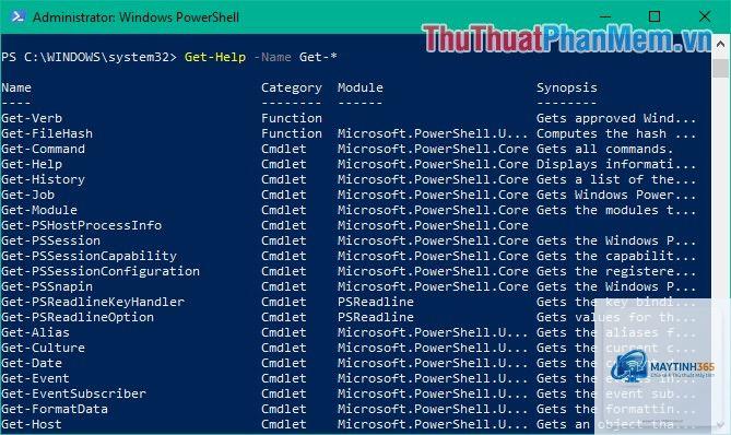 lệnh get-command powershell - Hình 5