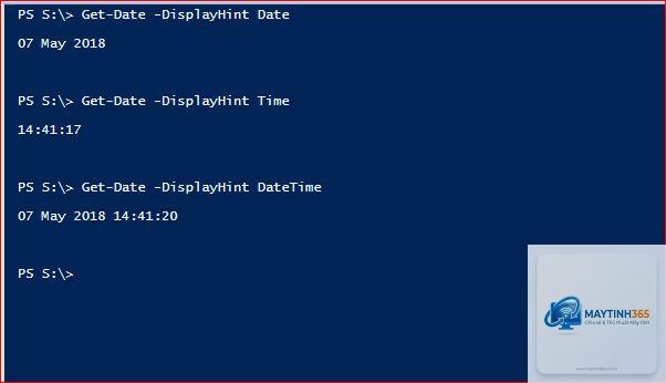lệnh get-date powershell - Hình 4