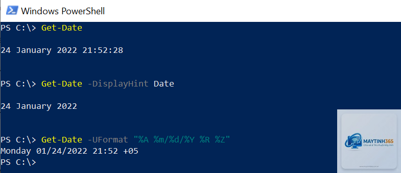 lệnh get-date powershell - Hình 5