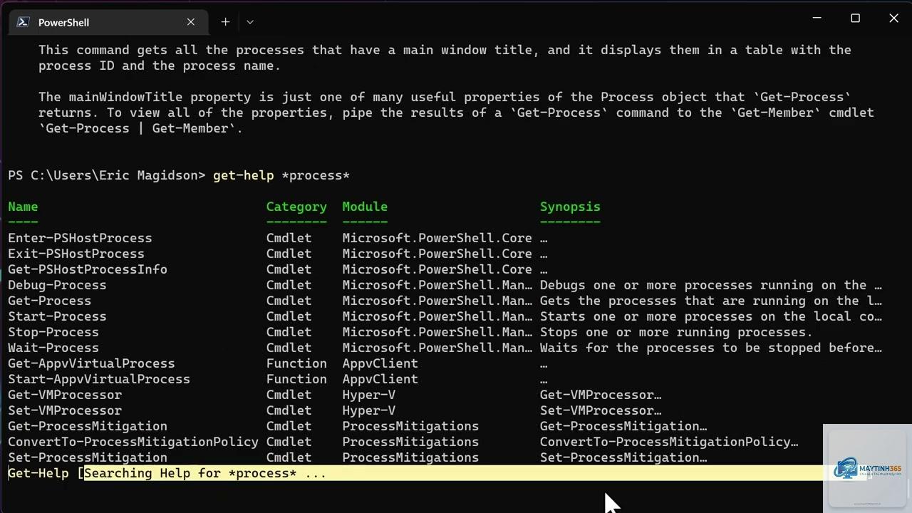 lệnh get-help powershell - Hình 3