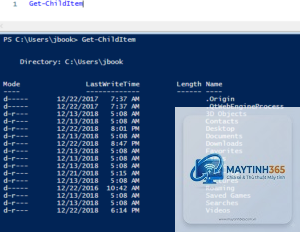 lệnh get-member powershell