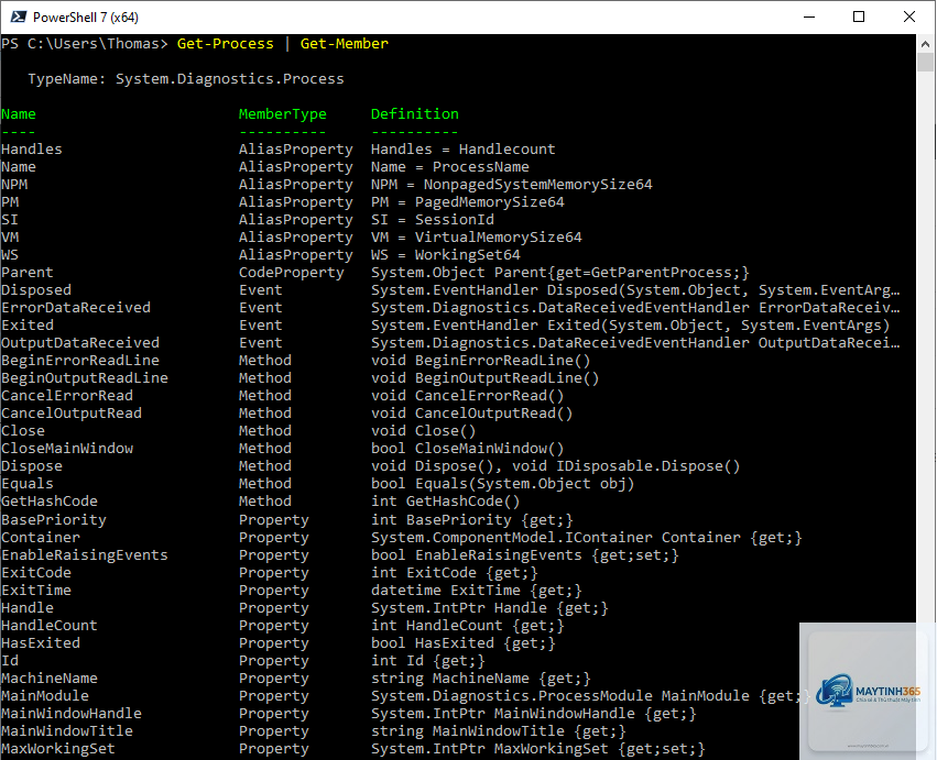 lệnh get-member powershell - Hình 4