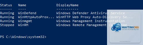 lệnh get-service powershell - Hình 4
