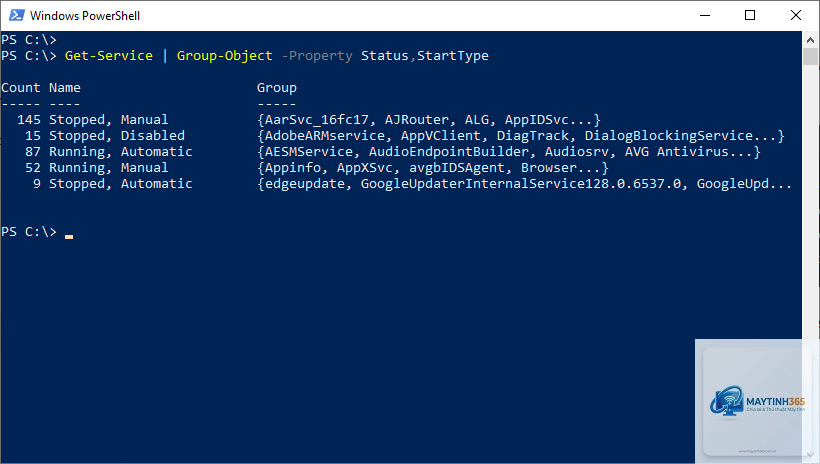lệnh group-object powershell - Hình 3