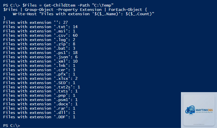 lệnh group-object powershell - Hình 5