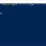 lệnh measure-object powershell