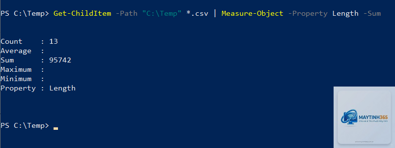 lệnh measure-object powershell - Hình 3