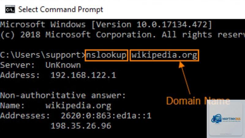 lệnh nslookup trong cmd - Hình 4