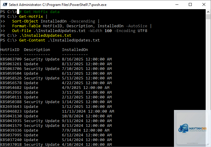 lệnh out-file powershell - Hình 4