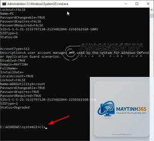 lệnh query user trong cmd