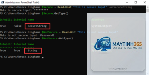 lệnh read-host powershell