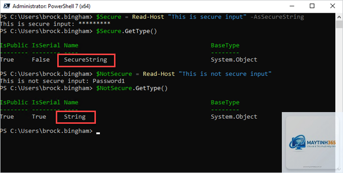 lệnh read-host powershell