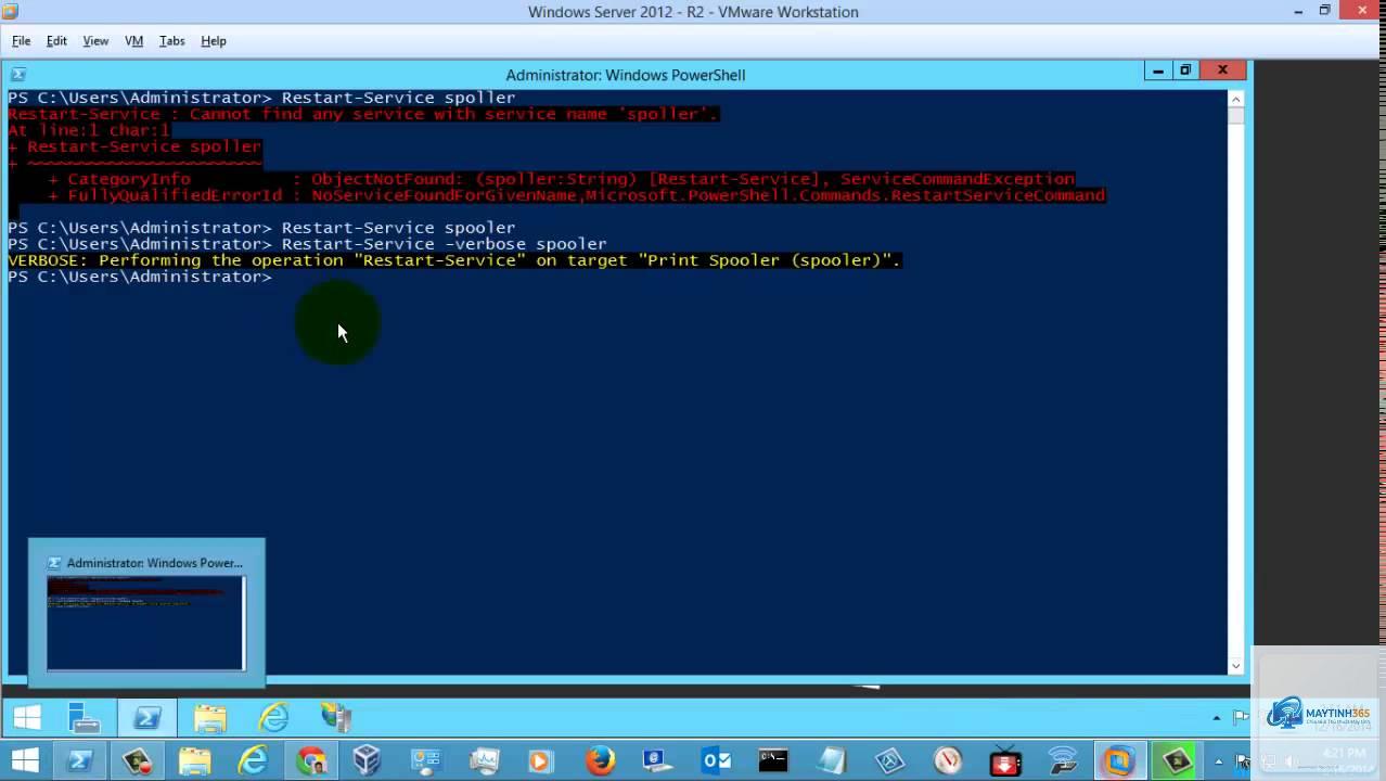 lệnh restart-service powershell - Hình 3