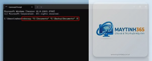 lệnh robocopy trong cmd