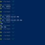 lệnh set-date powershell