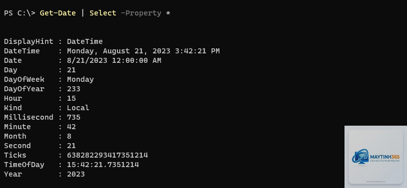 lệnh set-date powershell - Hình 4