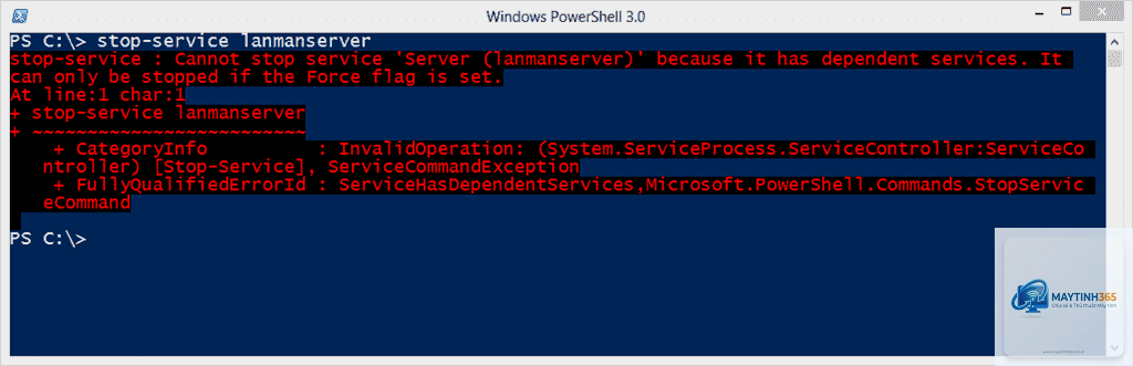 lệnh stop-service powershell - Hình 1