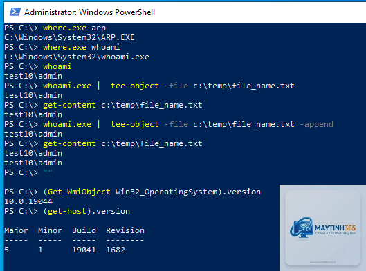 lệnh tee-object powershell - Hình 5