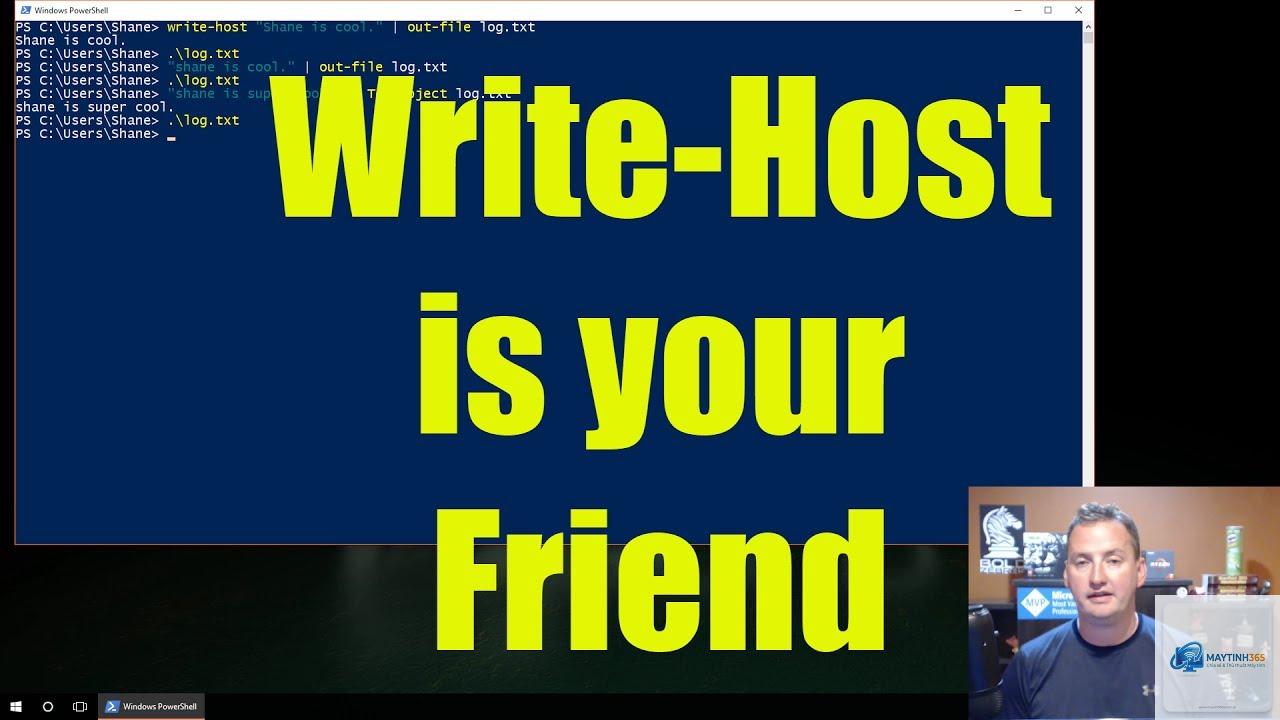 lệnh write-host powershell - Hình 5