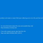 lỗi inaccessible boot device