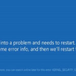 lỗi kernel security check failure
