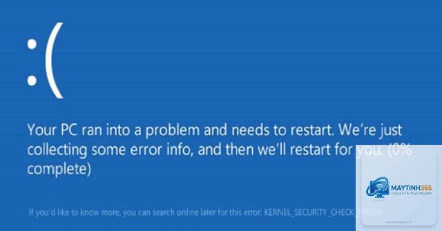 lỗi kernel security check failure