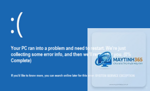 lỗi system service exception