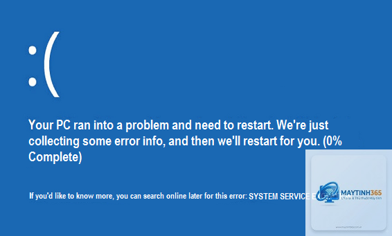 lỗi system service exception - Hình 1