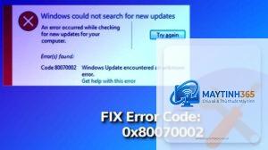 lỗi windows update 0x80070002