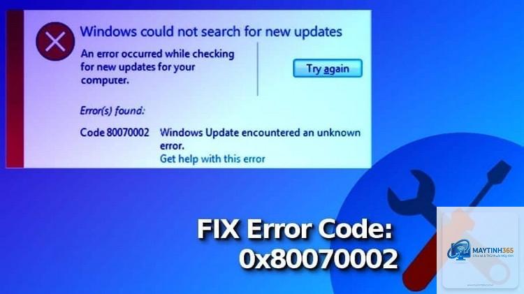lỗi windows update 0x80070002