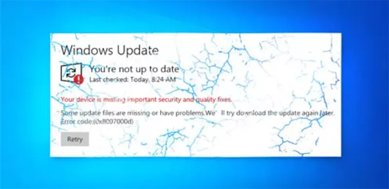 lỗi windows update 0x80070057 - Hình 2