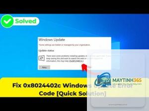 lỗi windows update 0x8024402c