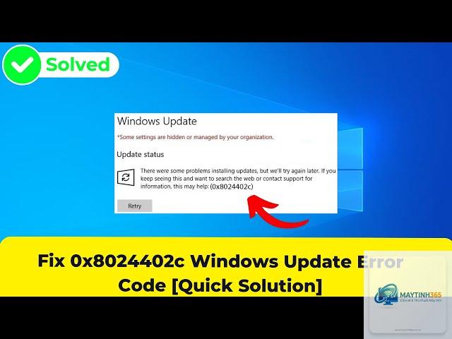 lỗi windows update 0x8024402c