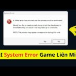 lol bị crash