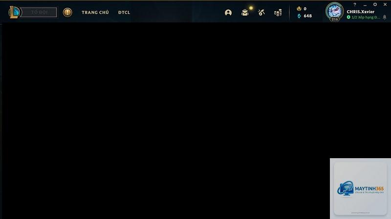 lol bị đen màn hình - Hình 3