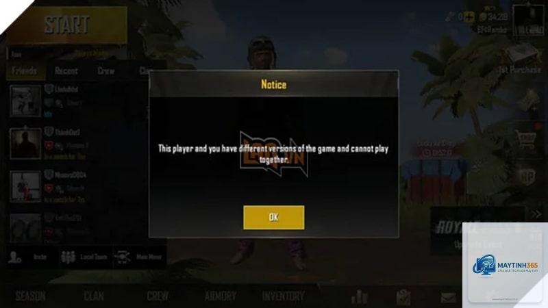 lol bị văng ra desktop