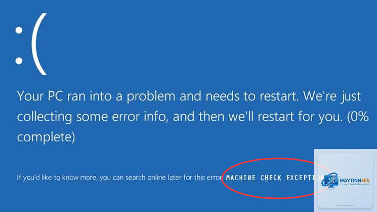machine check exception bsod