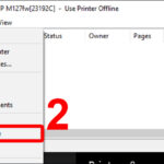 máy in báo offline cách khắc phục