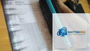 máy in bị sọc dọc