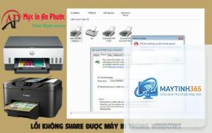 máy in không chia sẻ được